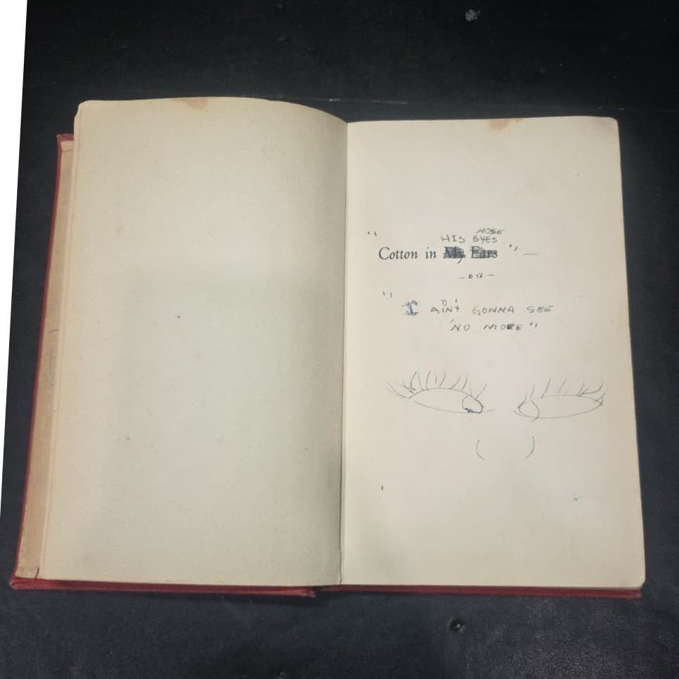 Cotton in My Ears Frances Warfield 1948 1st Edition Viking Press Hardcover Book - Thumbnail 4