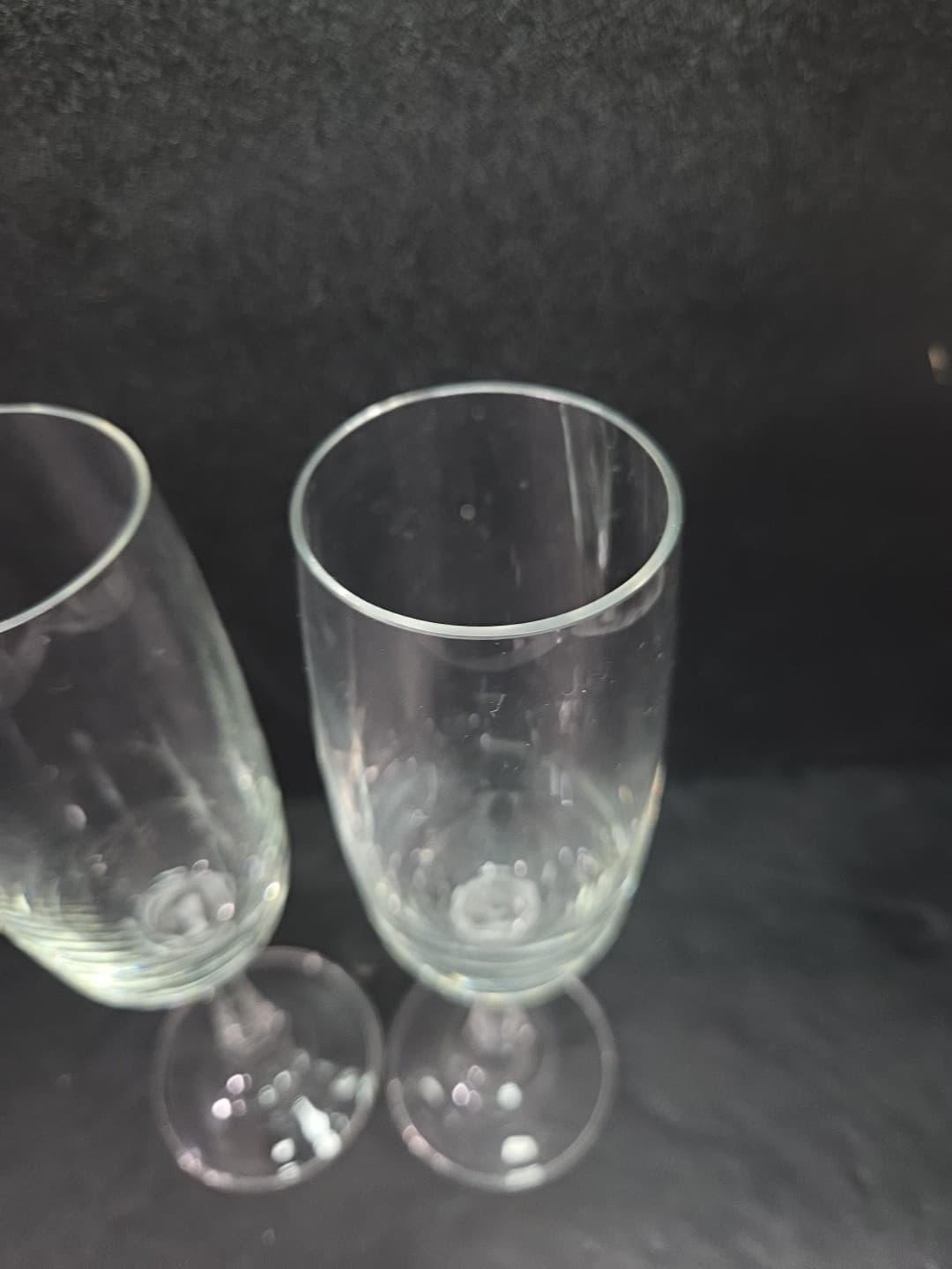 Princeton Crystal Champagne Flute Glasses, Set of 2, American Stemware Flutes - Thumbnail 5