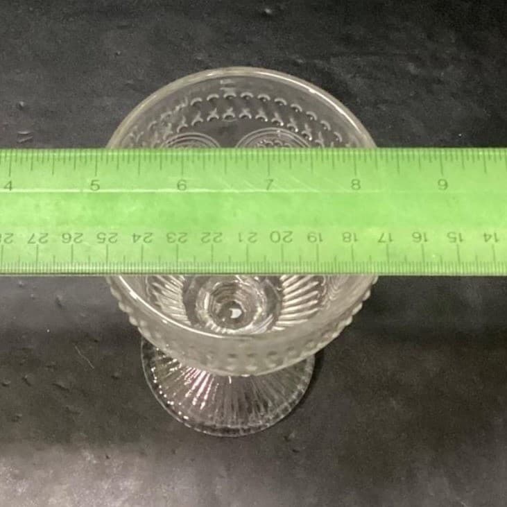 Target Bullseye Clear Wine Glasses, Set of 3, Vintage Inspired Goblets, Stemware - Thumbnail 12