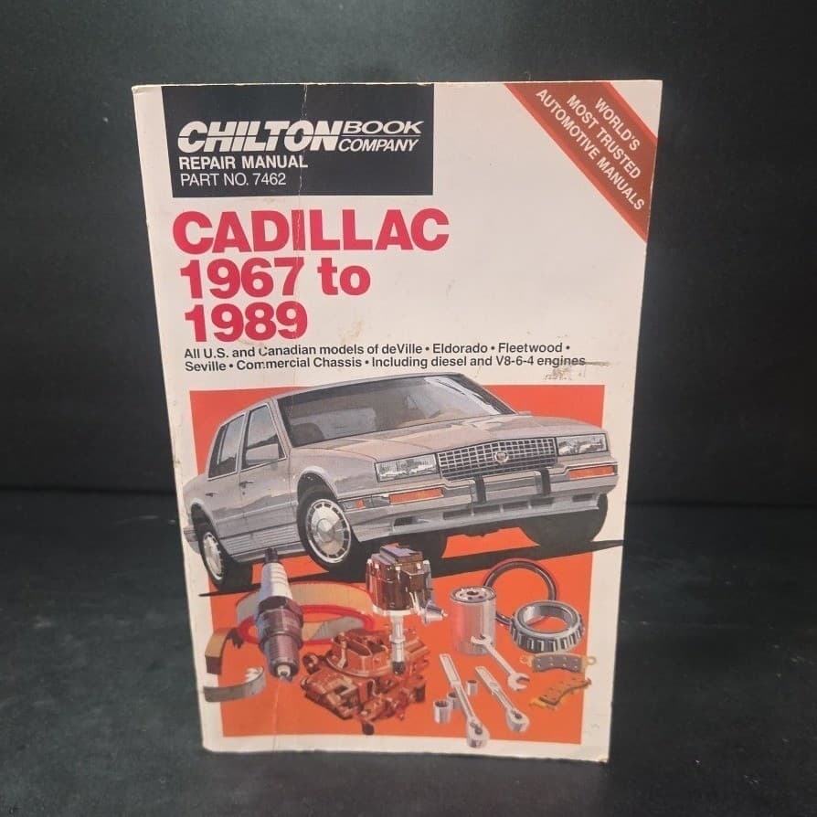 Chilton Cadillac Repair Manual 1967-1989 DeVille Eldorado Fleetwood 7462 - Thumbnail 2