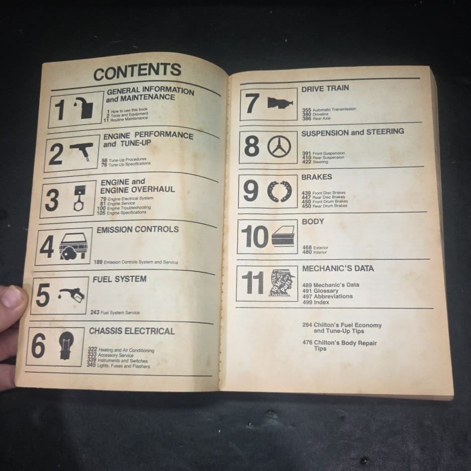 Chilton Cadillac Repair Manual 1967-1989 DeVille Eldorado Fleetwood 7462 - Thumbnail 3