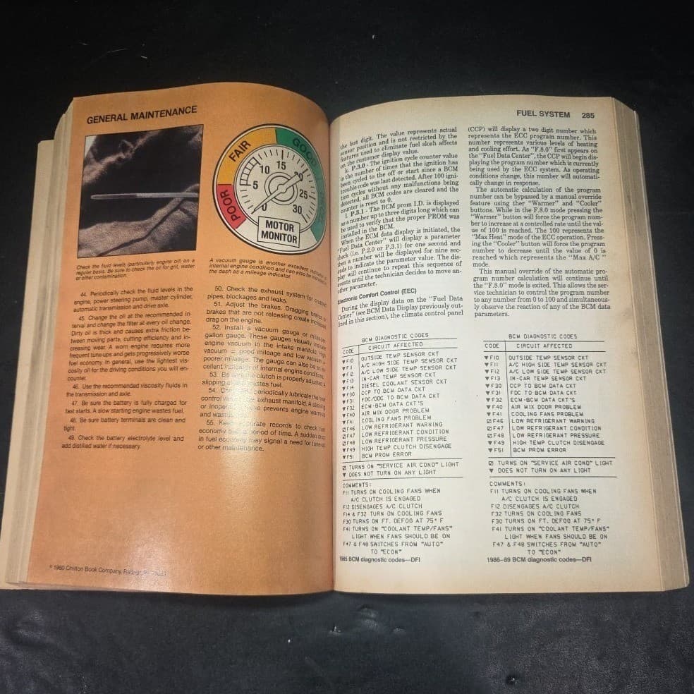 Chilton Cadillac Repair Manual 1967-1989 DeVille Eldorado Fleetwood 7462 - Thumbnail 6