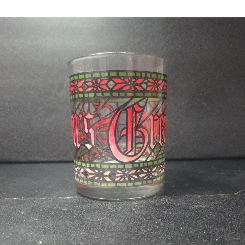 Houze Seasons Greetings Lowball Tumbler, Stained Glass Style, Replacement Drink - Thumbnail 10