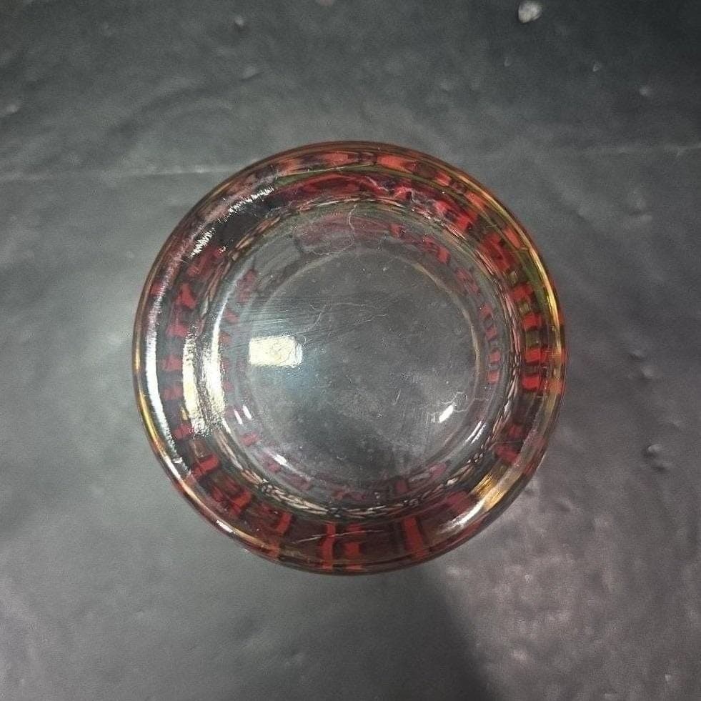 Houze Seasons Greetings Lowball Tumbler, Stained Glass Style, Replacement Drink - Thumbnail 4