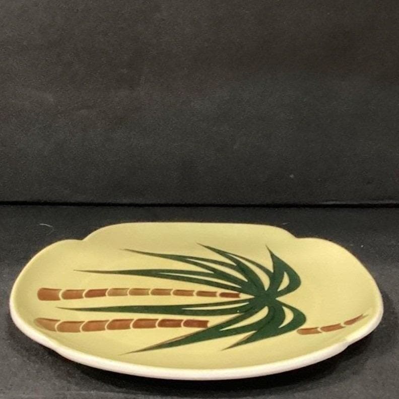 Continental Kilns "Tahiti" Square Salad Plate, Vintage USA Pottery, Dinnerware - Thumbnail 10