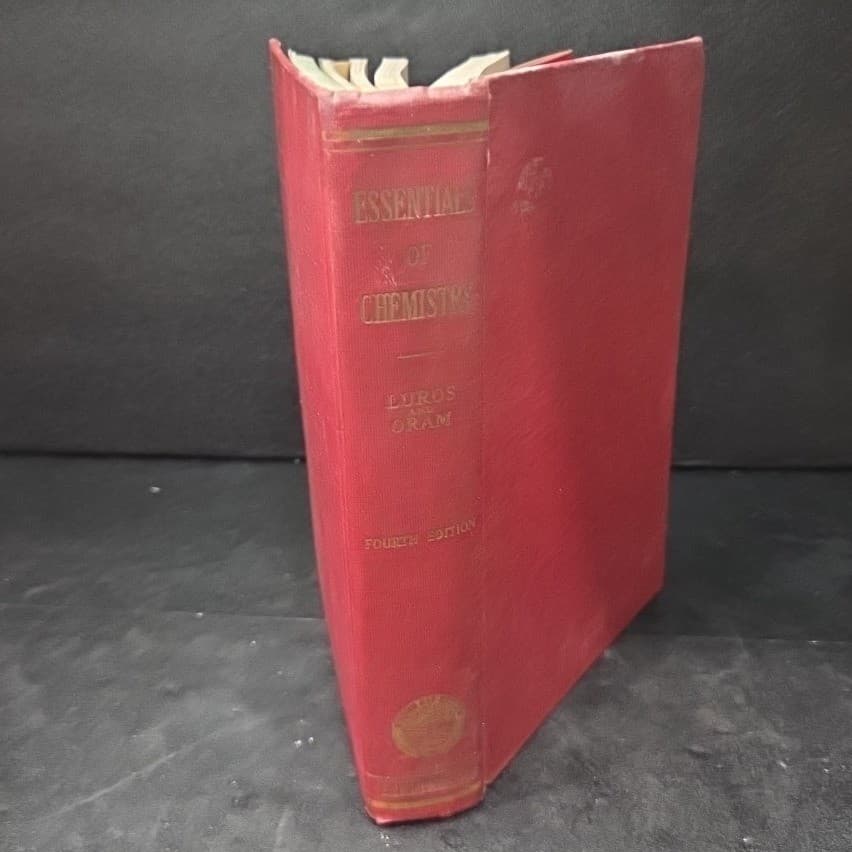 Essentials of Chemistry Luros Oram 1940 4th Ed Revised Hardcover Lippincott - Thumbnail 11