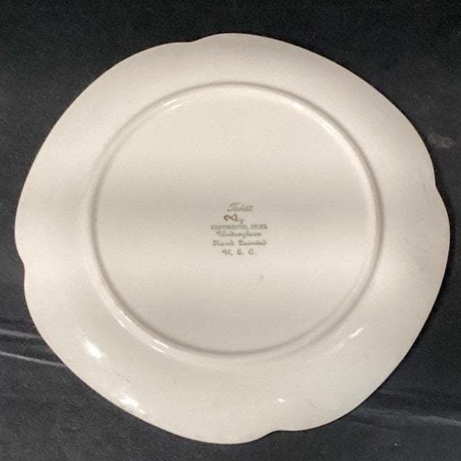 Continental Kilns "Tahiti" Square Salad Plate, Vintage USA Pottery, Dinnerware - Thumbnail 4