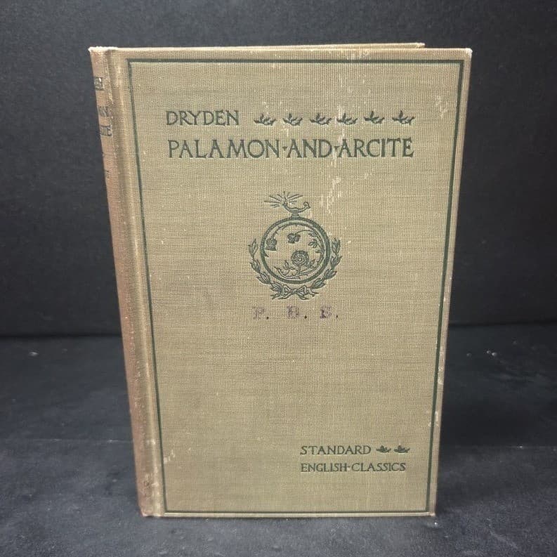 Dryden Palamon and Arcite 1898 Ginn & Company Standard English Classic Hardcover - Thumbnail 2
