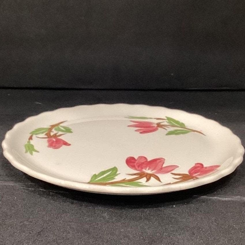 Continental Kilns Pink Flowers Dinner Plate, Vintage USA Pottery Dinnerware - Thumbnail 7