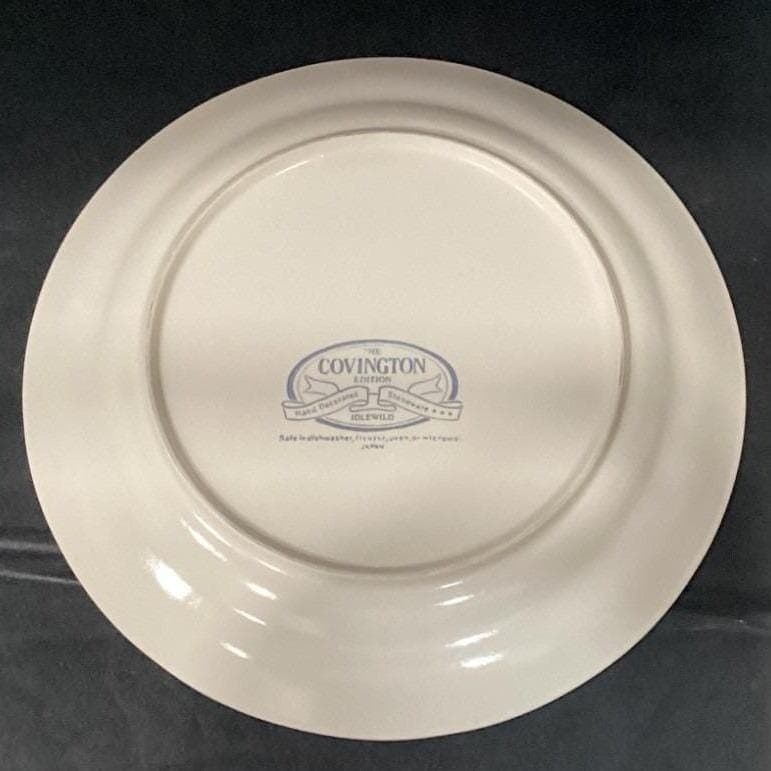 Covington Edition "Idlewild" Stoneware Dinner Plate, Vintage Japan Floral Dish - Thumbnail 4