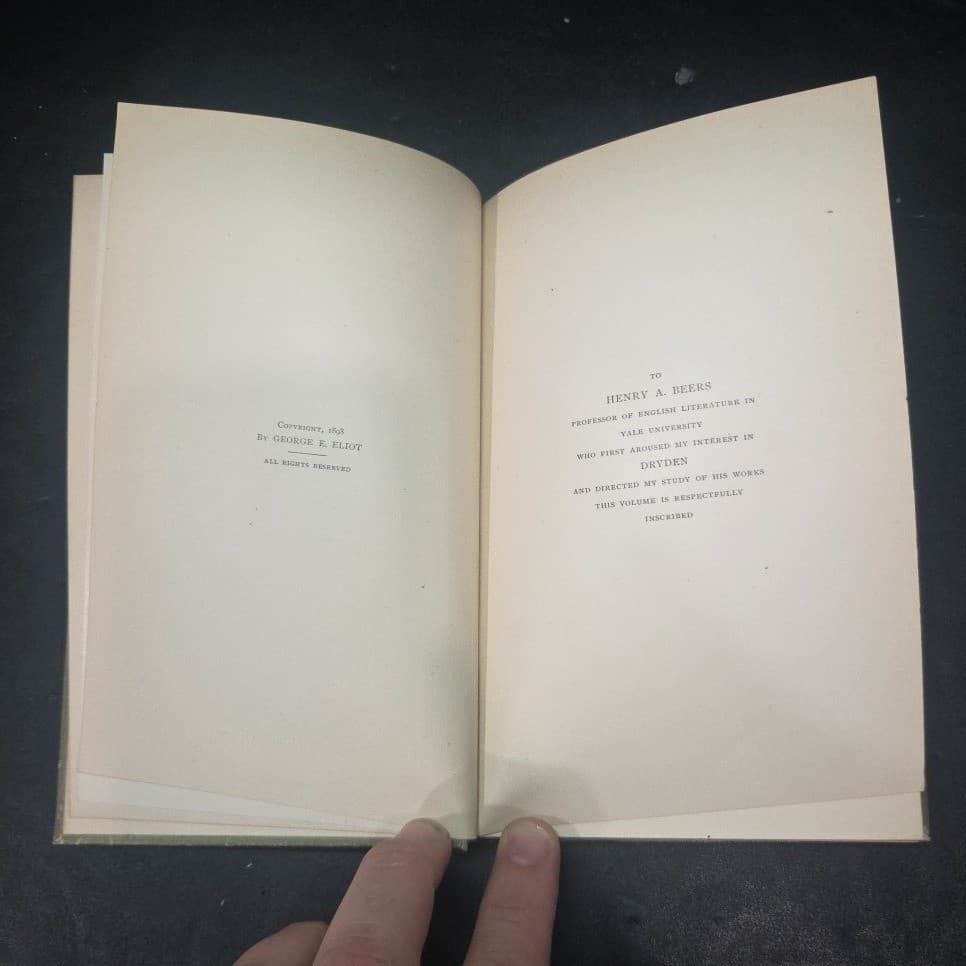 Dryden Palamon and Arcite 1898 Ginn & Company Standard English Classic Hardcover - Thumbnail 5