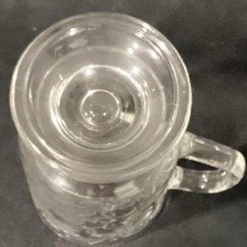 Princess House Fantasia Irish Coffee Mugs, Set Of 4, Footed Floral Glass Cups - Thumbnail 4