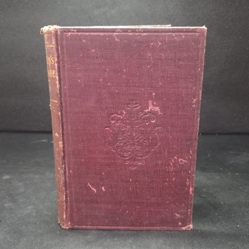 Chiffons Marriage by Gyp Henneberry Company, Antique Maroon Hardcover Book - Thumbnail 2