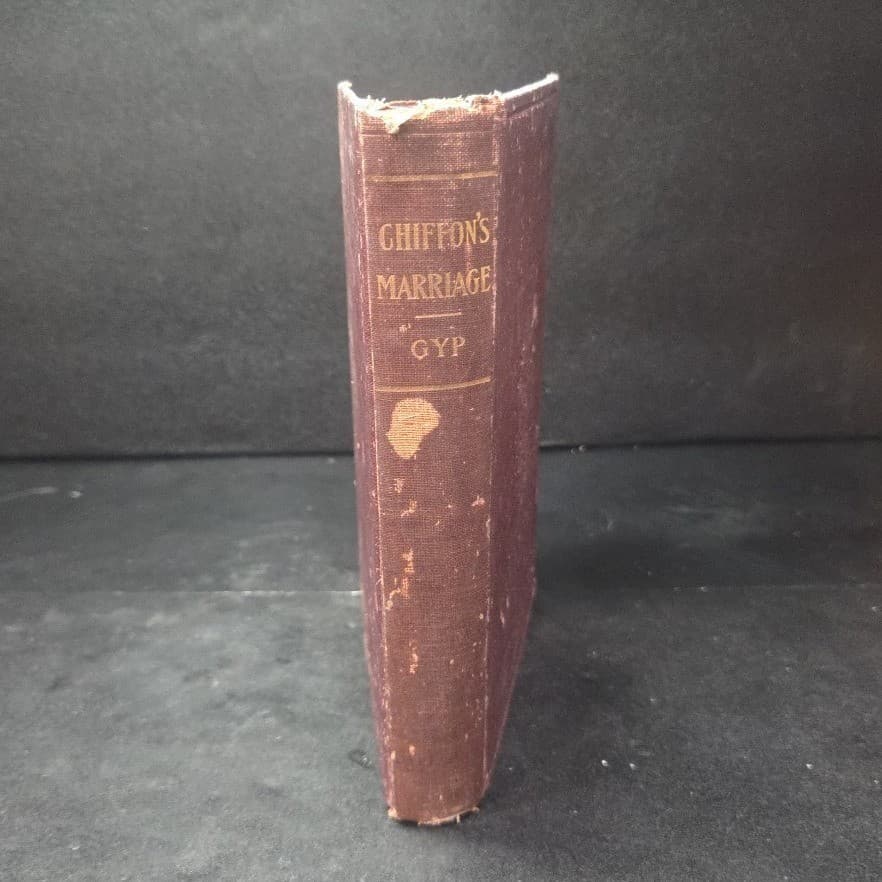 Chiffons Marriage by Gyp Henneberry Company, Antique Maroon Hardcover Book - Thumbnail 9