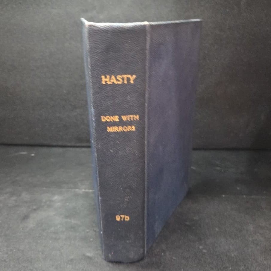 Jack Hasty Done With Mirrors 1943 First Edition Radio Writer Memoir Ex-Library - Thumbnail 9