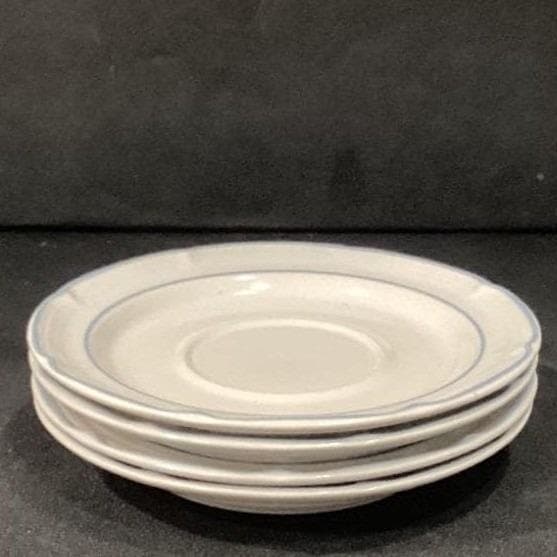 Covington Edition "Avondale" Stoneware Saucers, Set of 4, Vintage Dinnerware - Thumbnail 9