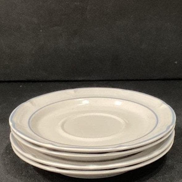 Covington Edition "Avondale" Stoneware Saucers, Set of 4, Vintage Dinnerware - Thumbnail 8