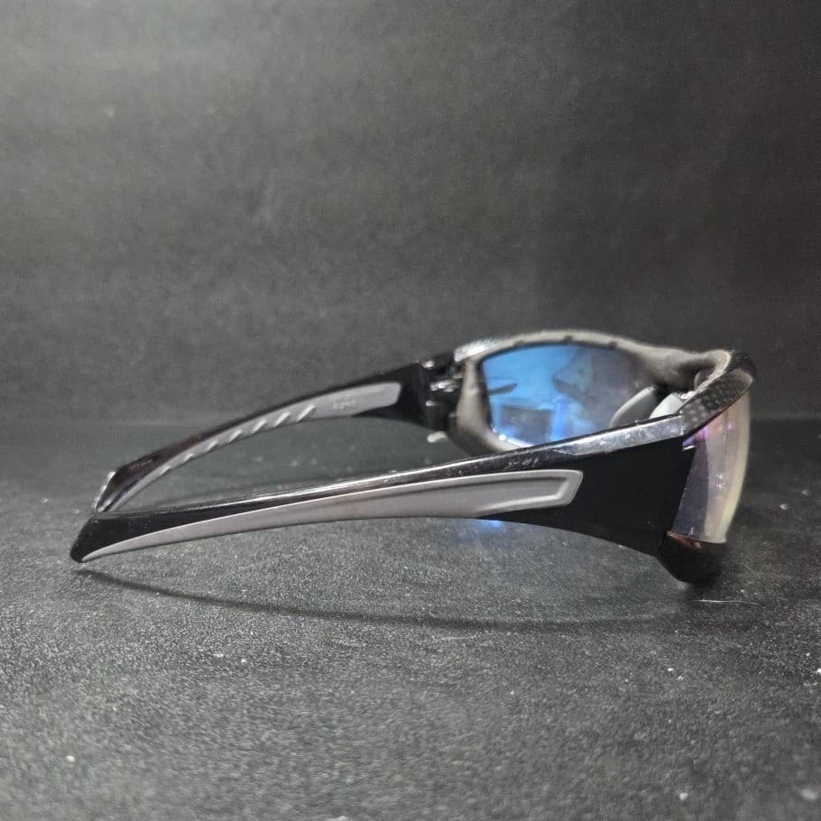 ORR Safety XP750 Carbon Fiber Pattern Blue Mirror Lens ANSI Z87+ Glasses Mens - Thumbnail 5