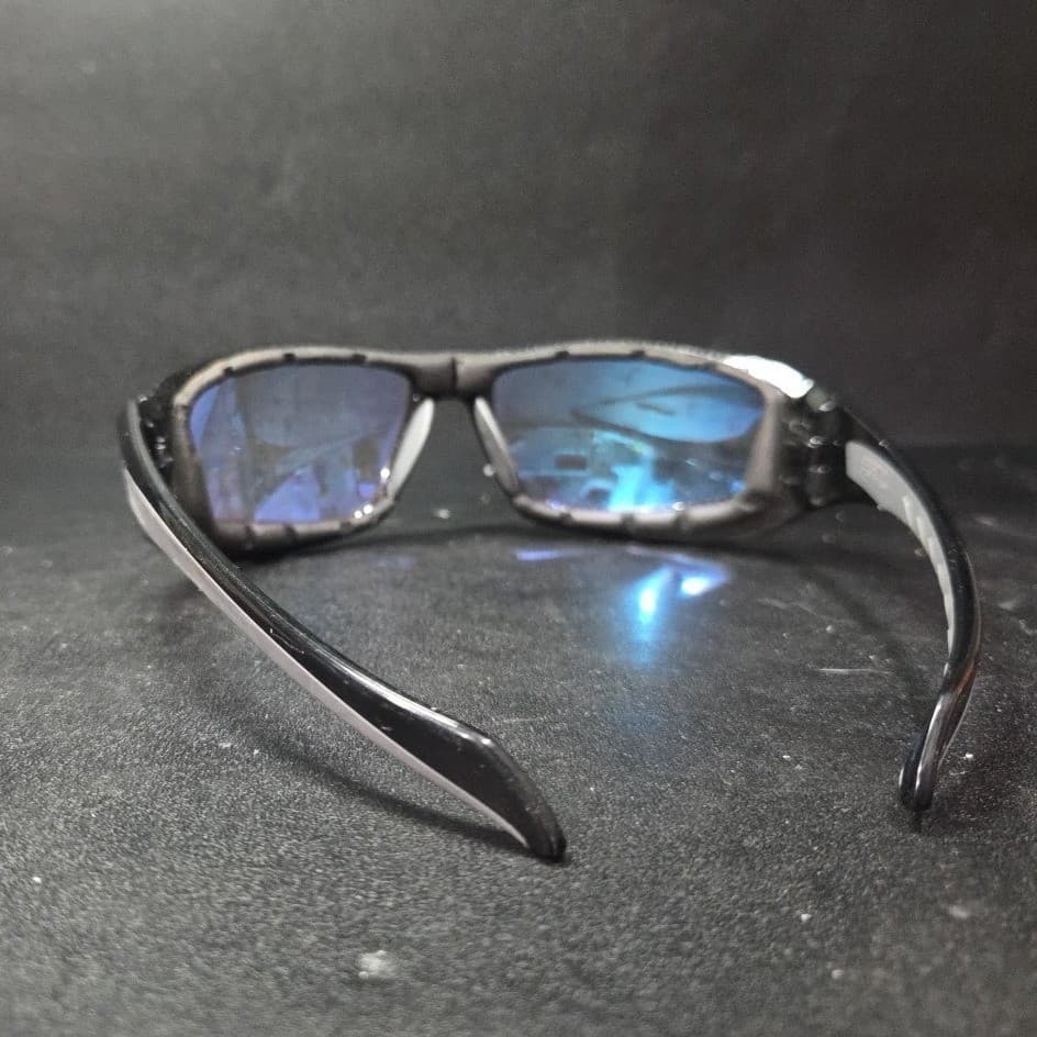 ORR Safety XP750 Carbon Fiber Pattern Blue Mirror Lens ANSI Z87+ Glasses Mens - Thumbnail 4