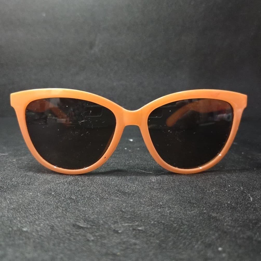 Peach Orange Cat Eye Sunglasses, Retro Vintage Style Tinted Lenses, Women's - Thumbnail 2