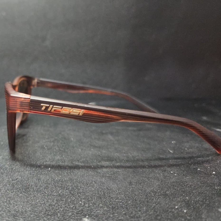 Tifosi Swank Sunglasses, Brown Woodgrain Gold Mirror Lens, Men's Sport Lifestyle - Thumbnail 3