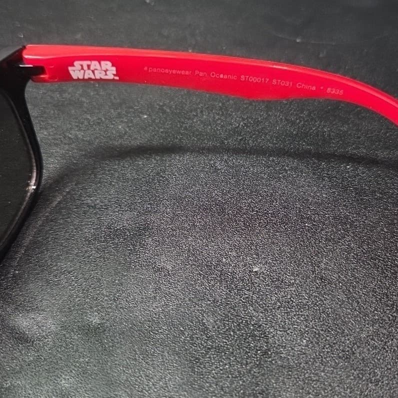 Star Wars Kids Sunglasses, Pan Oceanic Black Red Space TIE Fighter ST00017 - Thumbnail 9