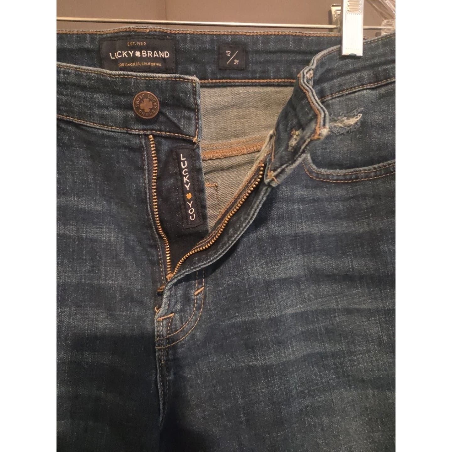 Lucky Brand Bridgette Medium Wash Distressed Skinny Jeans, Women's 12/31 urban - Thumbnail 5