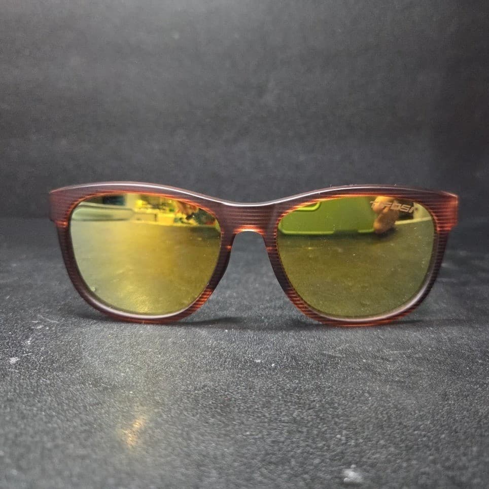 Tifosi Swank Sunglasses, Brown Woodgrain Gold Mirror Lens, Men's Sport Lifestyle - Thumbnail 2