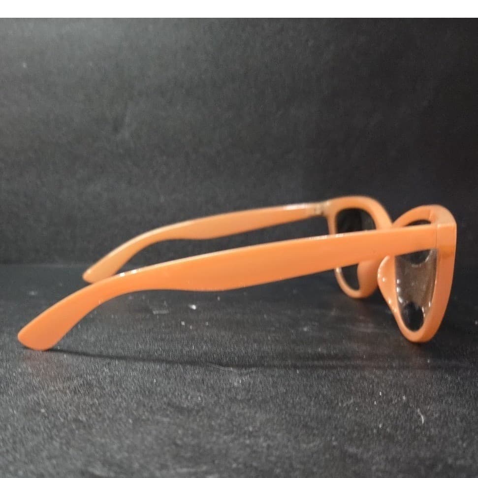 Peach Orange Cat Eye Sunglasses, Retro Vintage Style Tinted Lenses, Women's - Thumbnail 5