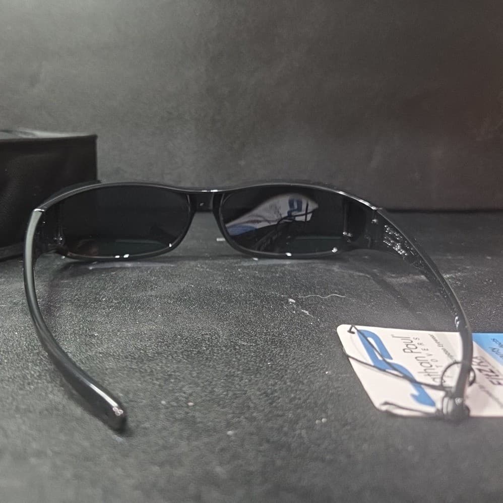 Jonathan Paul Fitovers FitzRx Black Wrap Around Sunglasses Over Glasses NEW - Thumbnail 5