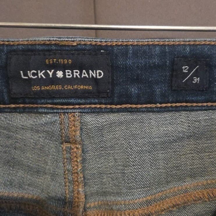 Lucky Brand Bridgette Medium Wash Distressed Skinny Jeans, Women's 12/31 urban - Thumbnail 4