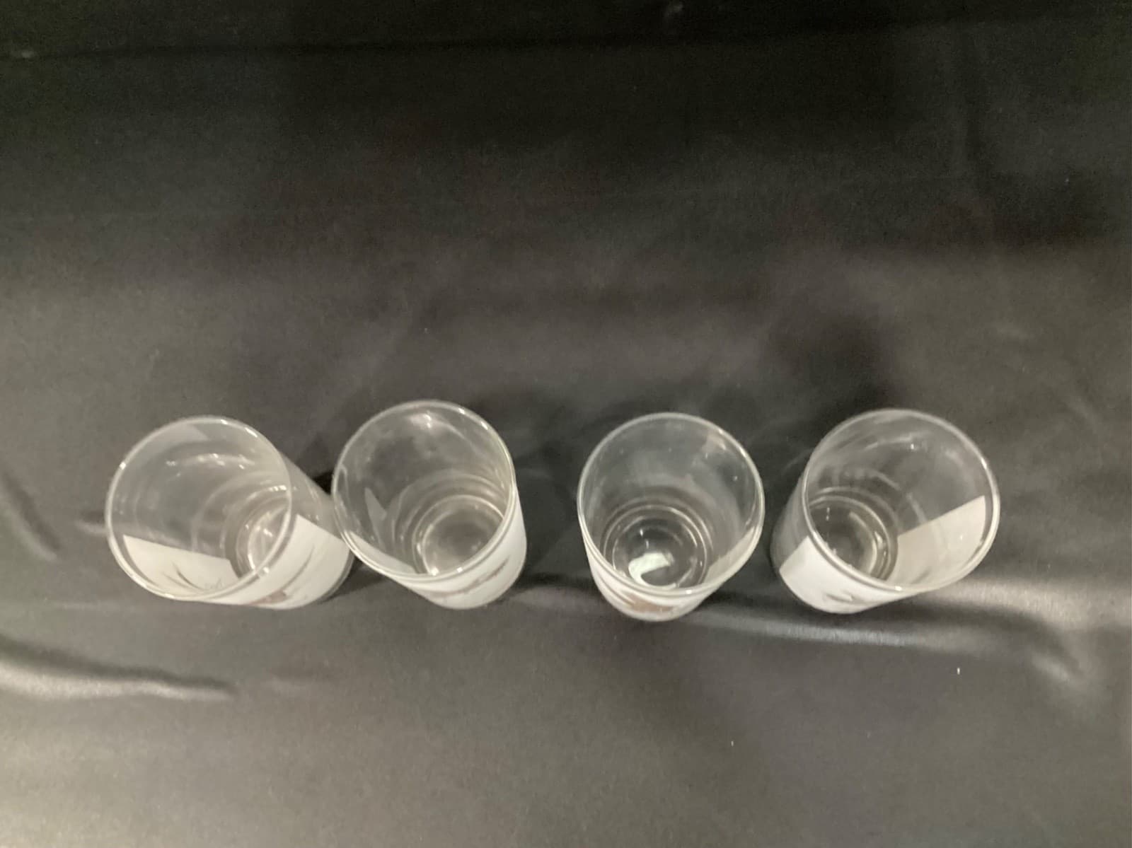 Drinking Glasses 4 Gold Frosted Pheasant-Grouse-Canvasback-Canada Goose Vintage - Thumbnail 4