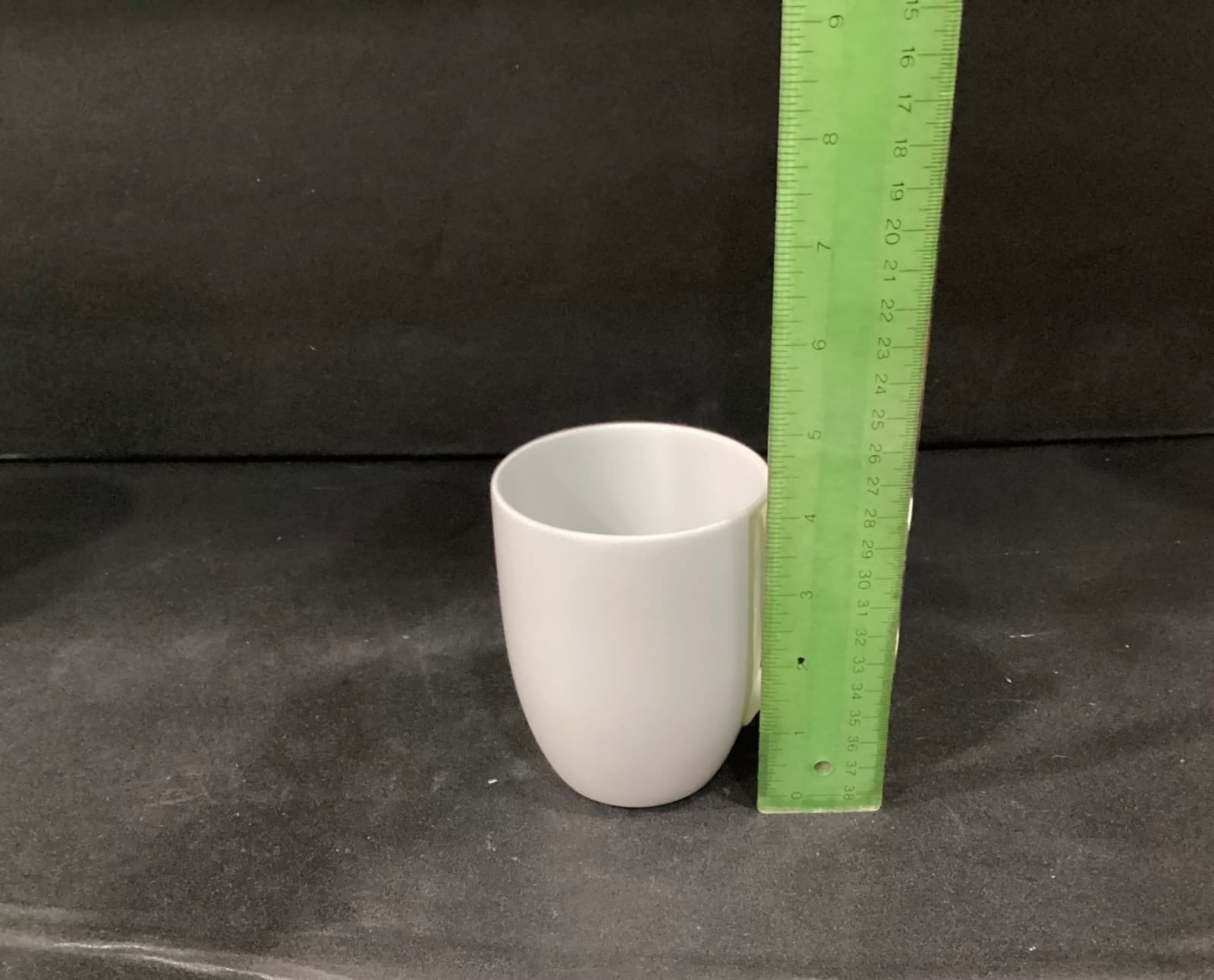 White World Market Classic Porcelain Coffee Mugs Set of 2 - Thumbnail 4