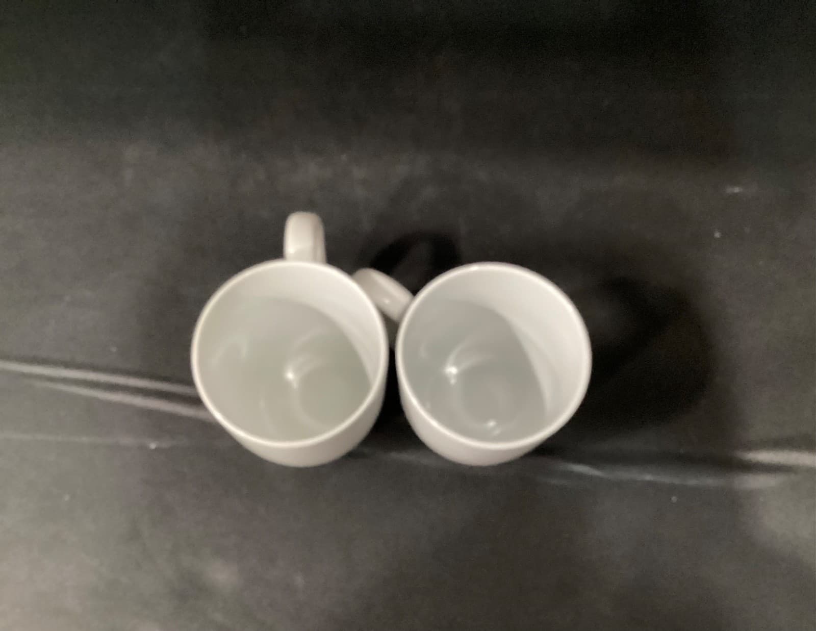 White World Market Classic Porcelain Coffee Mugs Set of 2 - Thumbnail 2