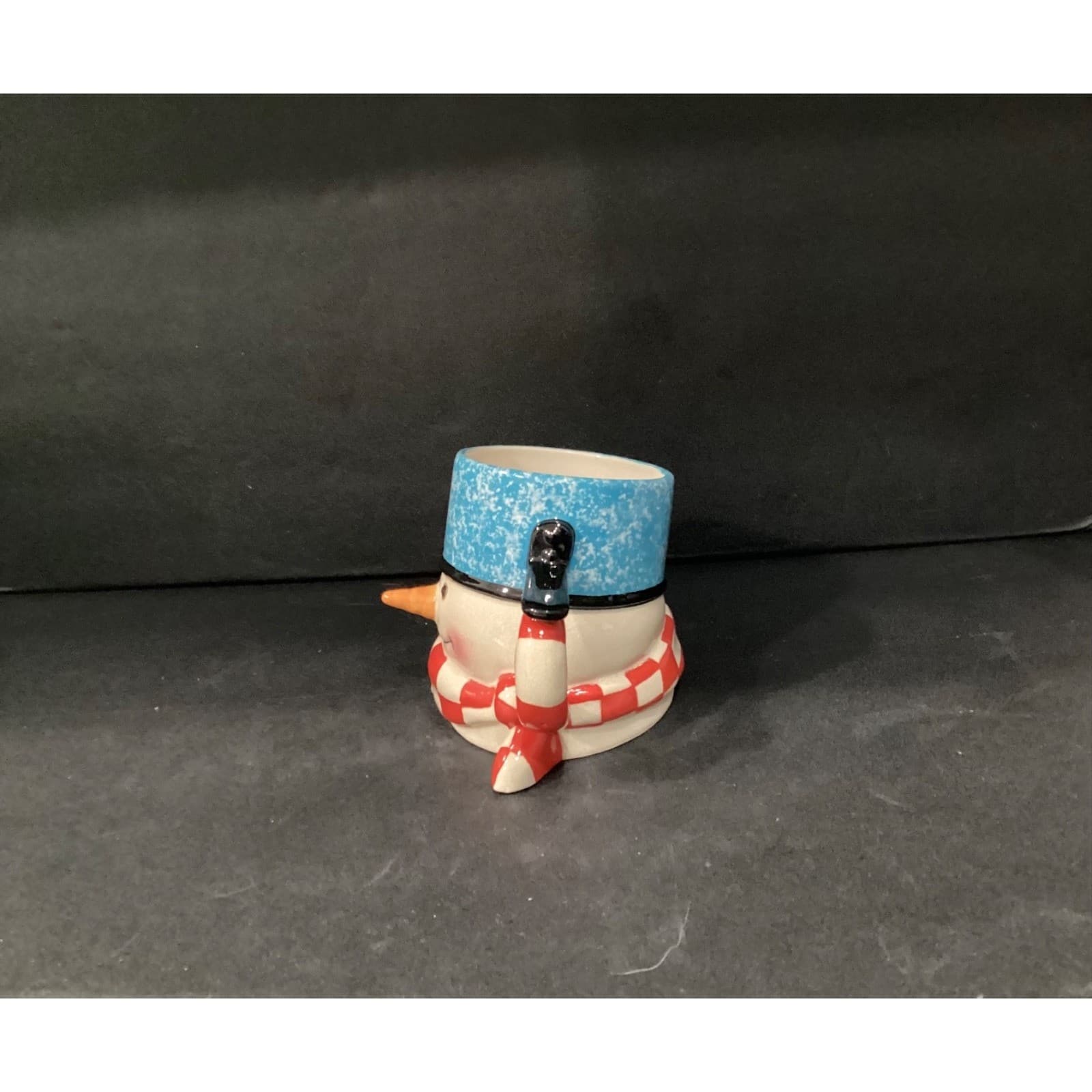 Hallmark Mitford Ceramic Aged 3D Snowman Oversized Decorative Mug Cup - Thumbnail 5