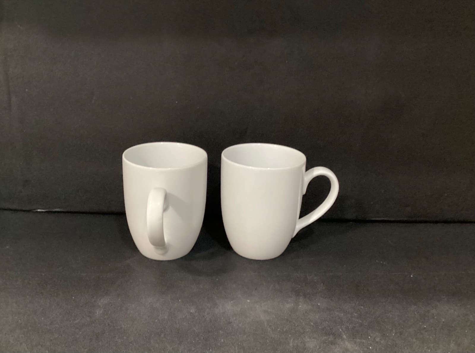 White World Market Classic Porcelain Coffee Mugs Set of 2 - Thumbnail 6
