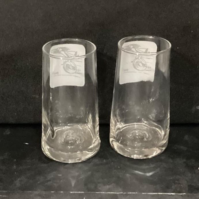 BC Comics Johnny Hart Caveman Tumblers, Set of 2, Vtg Cartoon Glasses, Drinkware - Thumbnail 8