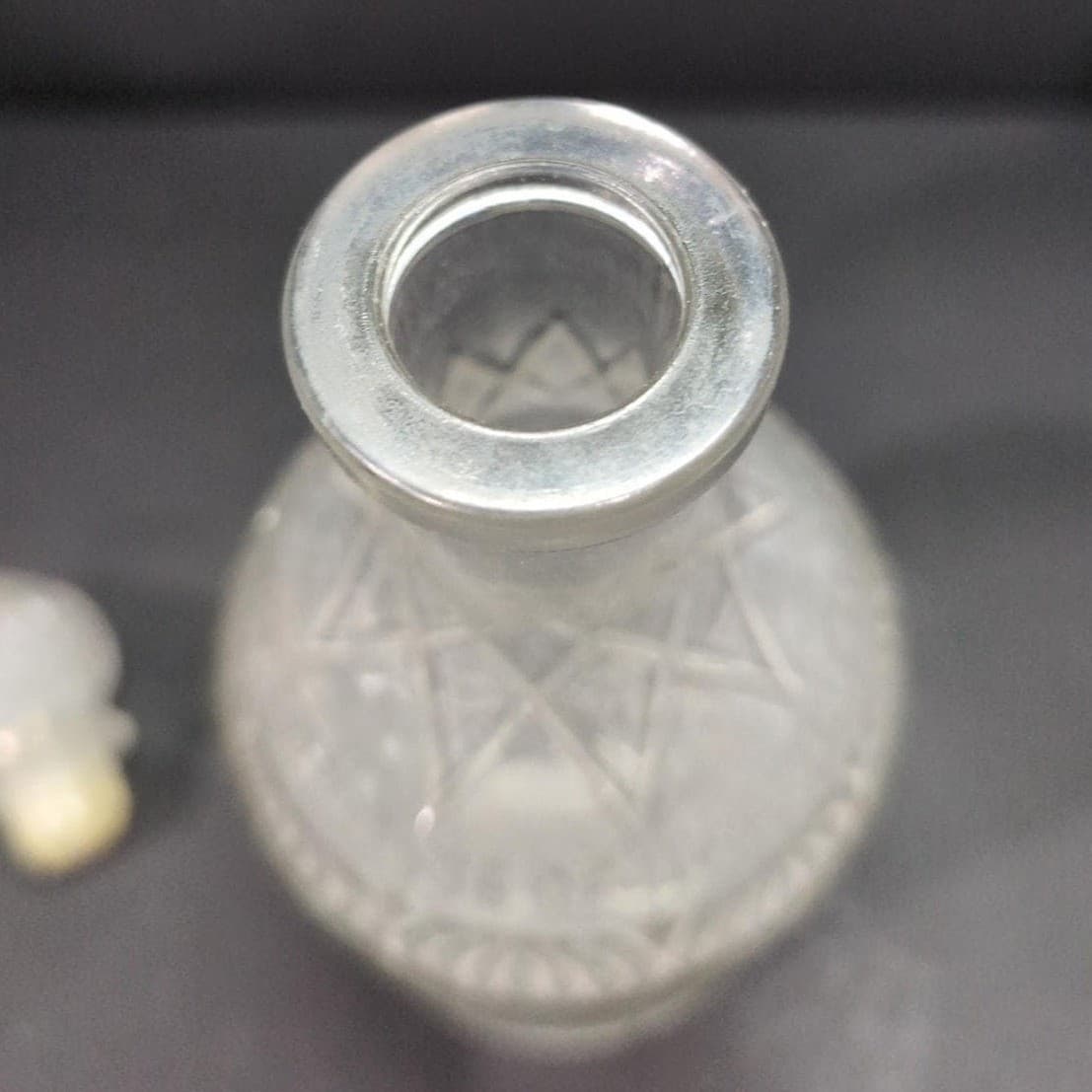 Federal Glass Clear Liquor Bottle, Vintage Decanter, Bar Accessory, Replacement - Thumbnail 6