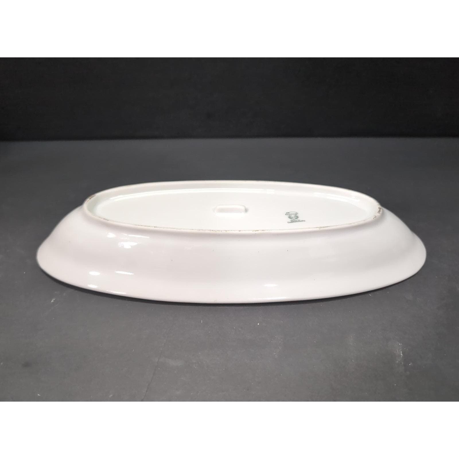 Epiag Elyrian Oval Celery Dish, Czechoslovakian Serving Platter, Vintage Plate - Thumbnail 8