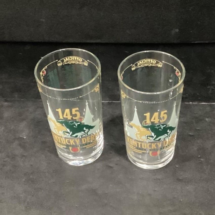 Kentucky Derby Official Mint Julep Tumblers, Set of 2, 145th Churchill Downs - Thumbnail 3