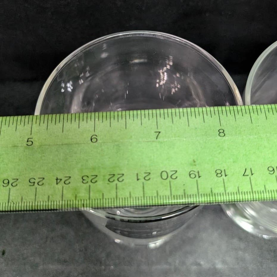 Cockpit Ale Beer Clear Pedestal Glasses, Set of 2, Vintage Memphis Memorabilia - Thumbnail 10