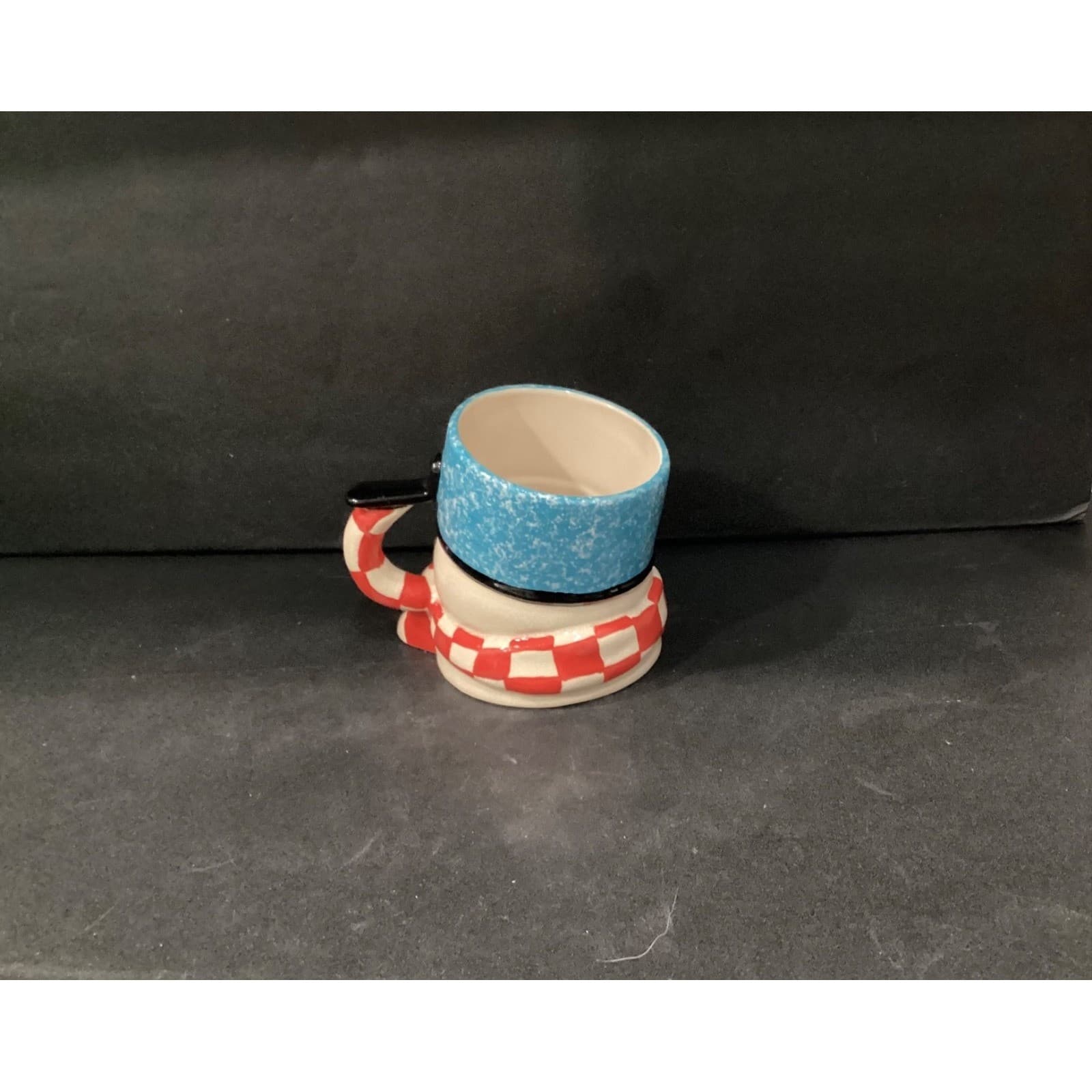 Hallmark Mitford Ceramic Aged 3D Snowman Oversized Decorative Mug Cup - Thumbnail 4