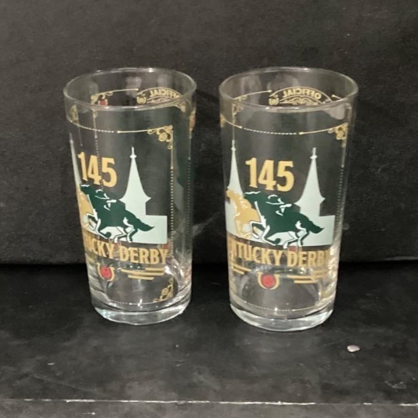 Kentucky Derby Official Mint Julep Tumblers, Set of 2, 145th Churchill Downs - Thumbnail 6