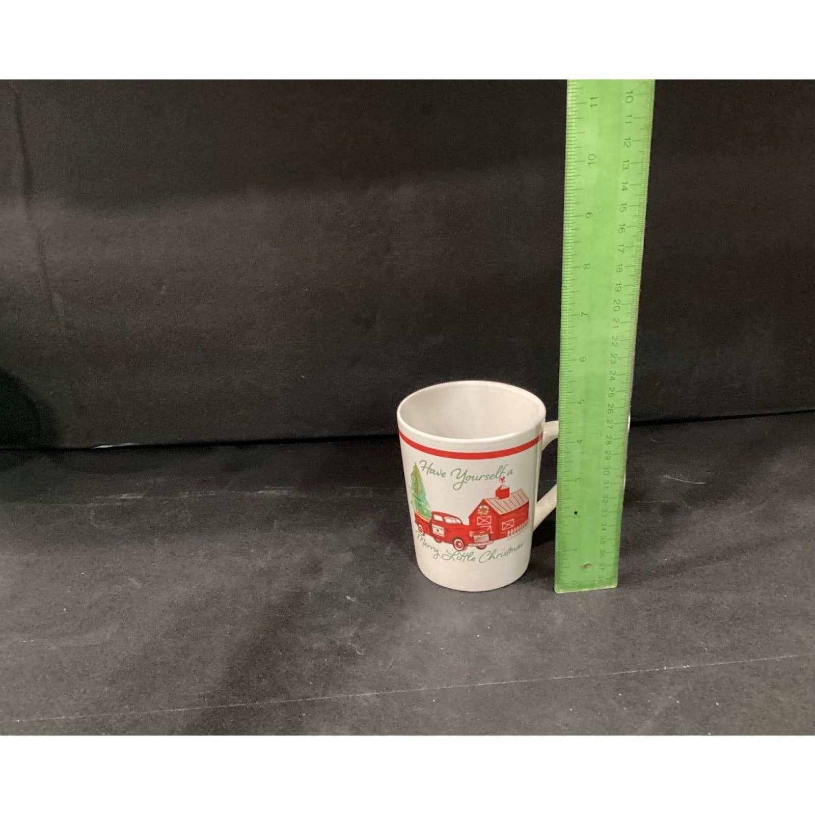 Red Truck- Royal Norfolk- "Have Yourself a Merry Little Christmas" Coffee Mug - Thumbnail 5