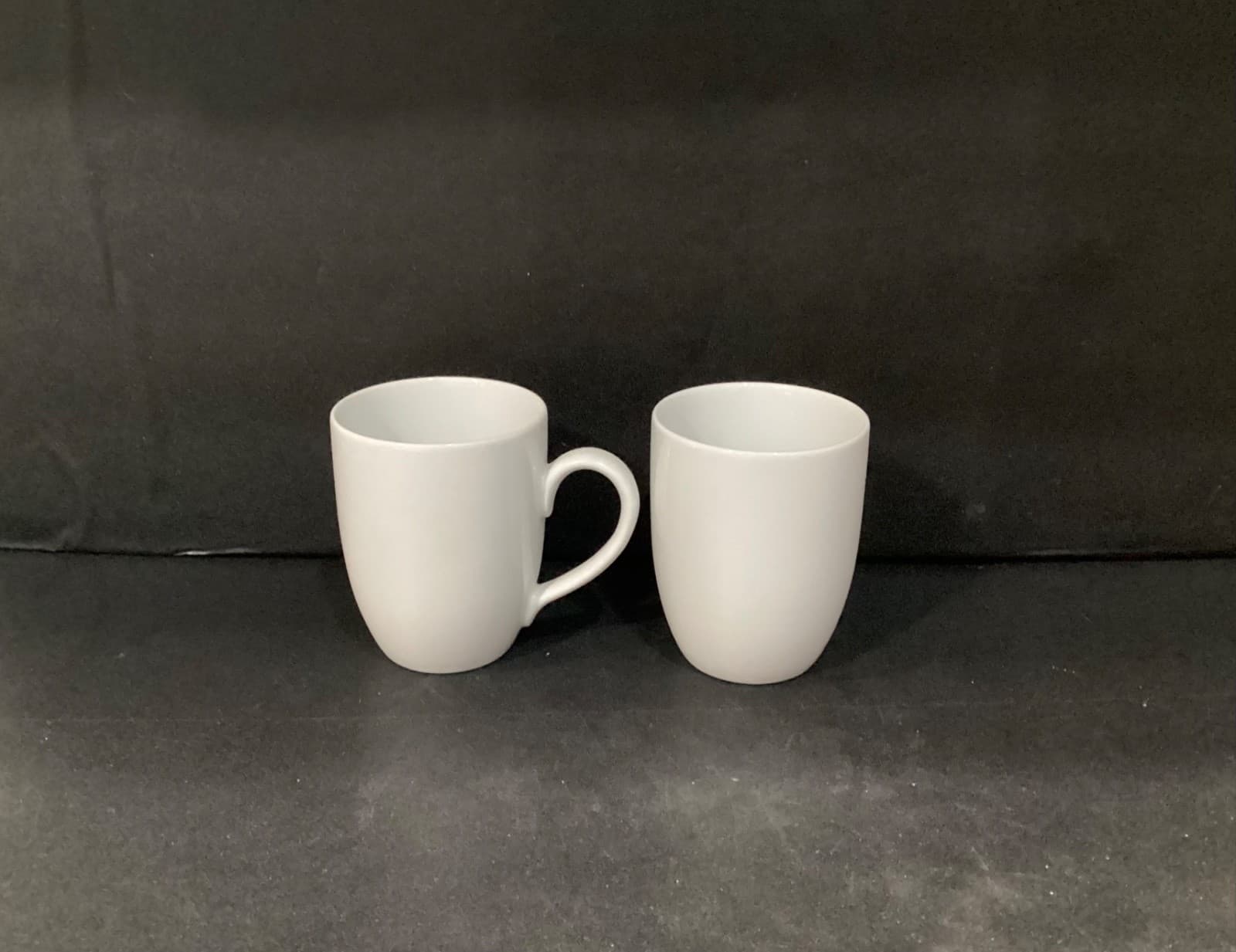 White World Market Classic Porcelain Coffee Mugs Set of 2 - Thumbnail 7