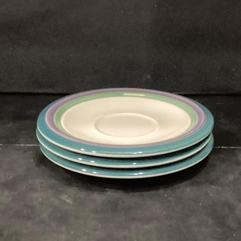Pfaltzgraff Mountain Shadow Teacup & Saucers, Set of 3, Vintage Tableware - Thumbnail 14