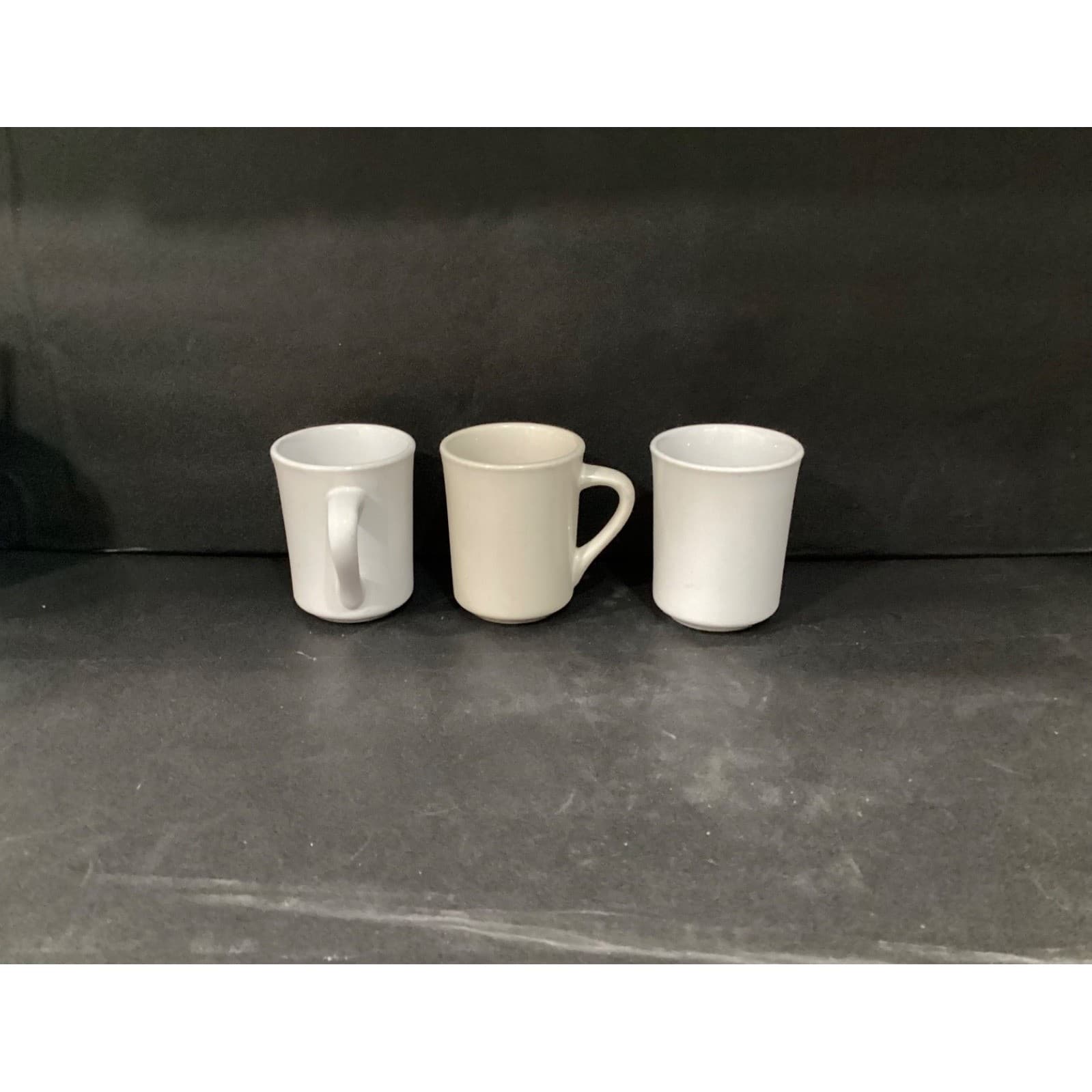 Set Of 3 Crestware Restaurant Ware Diner Heavy Coffee Mugs Cups Chunky - Thumbnail 4