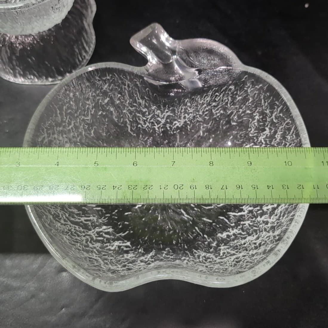 Ravenhead Bark Glass Apple Bowls, 5-Piece Serving Set, Vintage Textured Dishes - Thumbnail 11