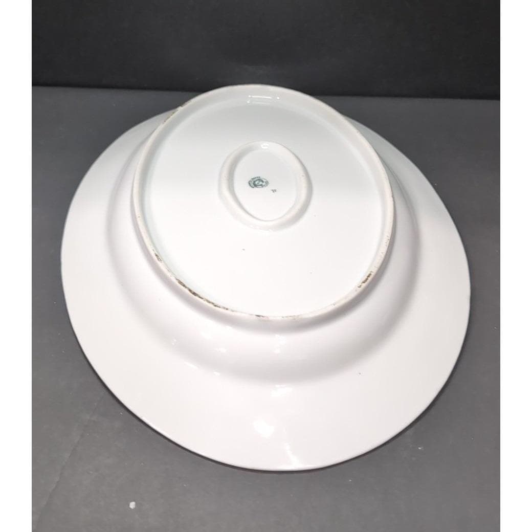 Epiag Elyrian Blue Gold Oval Platter, Bohemian Art Deco Era, Replacement Serving - Thumbnail 12