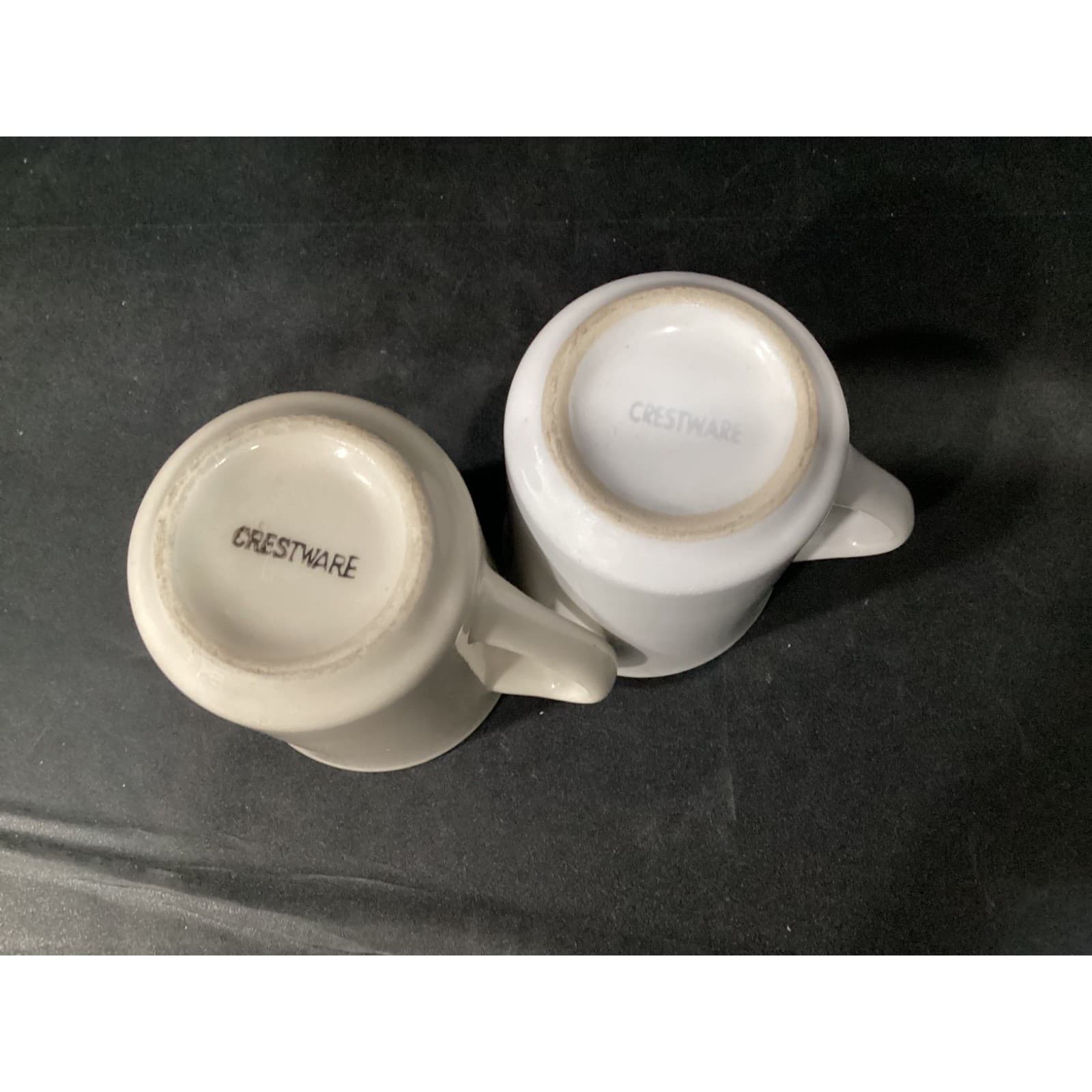 Set Of 3 Crestware Restaurant Ware Diner Heavy Coffee Mugs Cups Chunky - Thumbnail 10